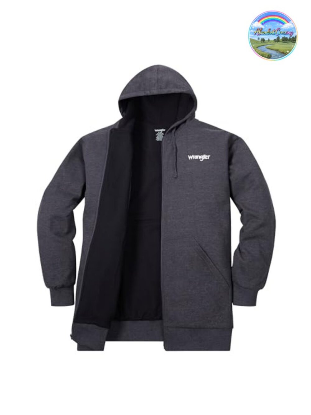 Heavyweight Fleece Zip Up Hoodie Big & Tall Men's Athletic